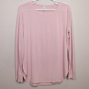 Zyia Active pink long sleeve shirt-XXXL